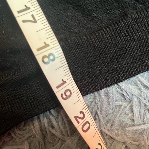 Sezane Black Jacob Jumper Merino Wool Sweater Size M - Picture 6 of 7